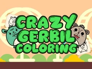 Crazy Gerbil Coloring – Unleash Your Creativity